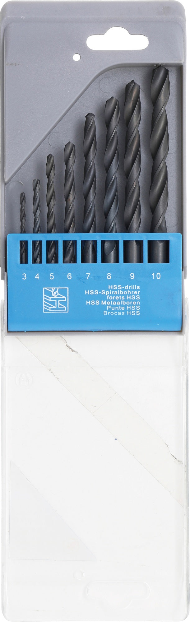 BGS DIY 50808 Satz HSS Spiralbohrer 3 - 10mm 8 teilig