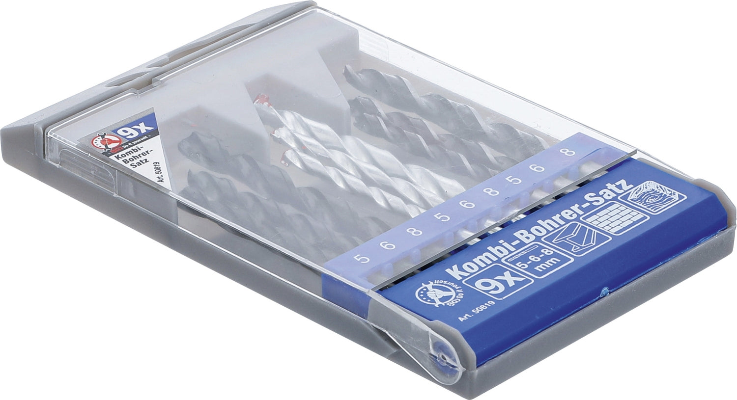 BGS DIY 50819 Kombi Satz Bohrer Ø5 - 8mm 9 teilig