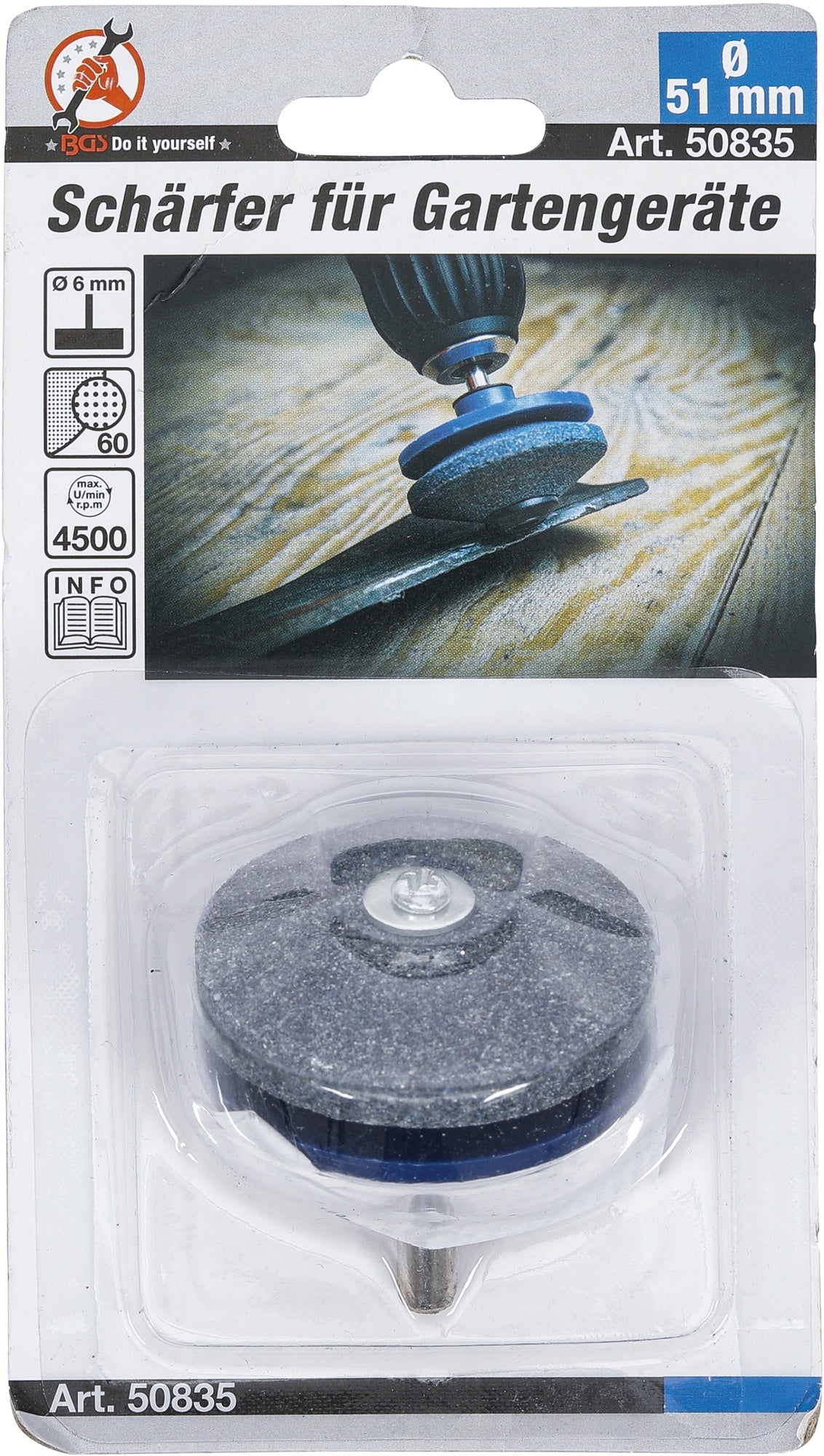 BGS DIY 50835 Schärfer für Gartengeräte
