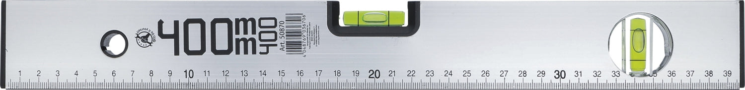 BGS DIY 50870 Aluminium Wasserwaage Länge 400mm