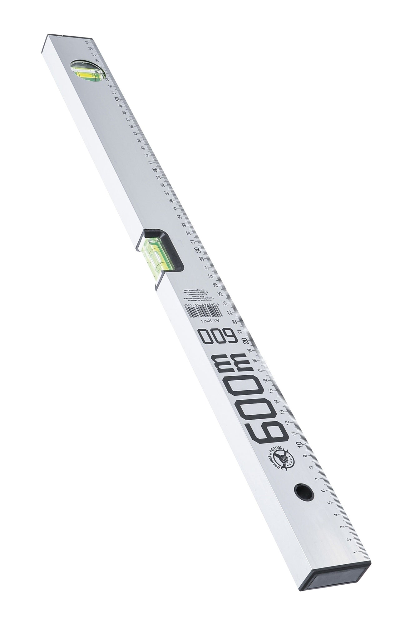 BGS DIY 50871 Aluminium Wasserwaage Länge 600mm