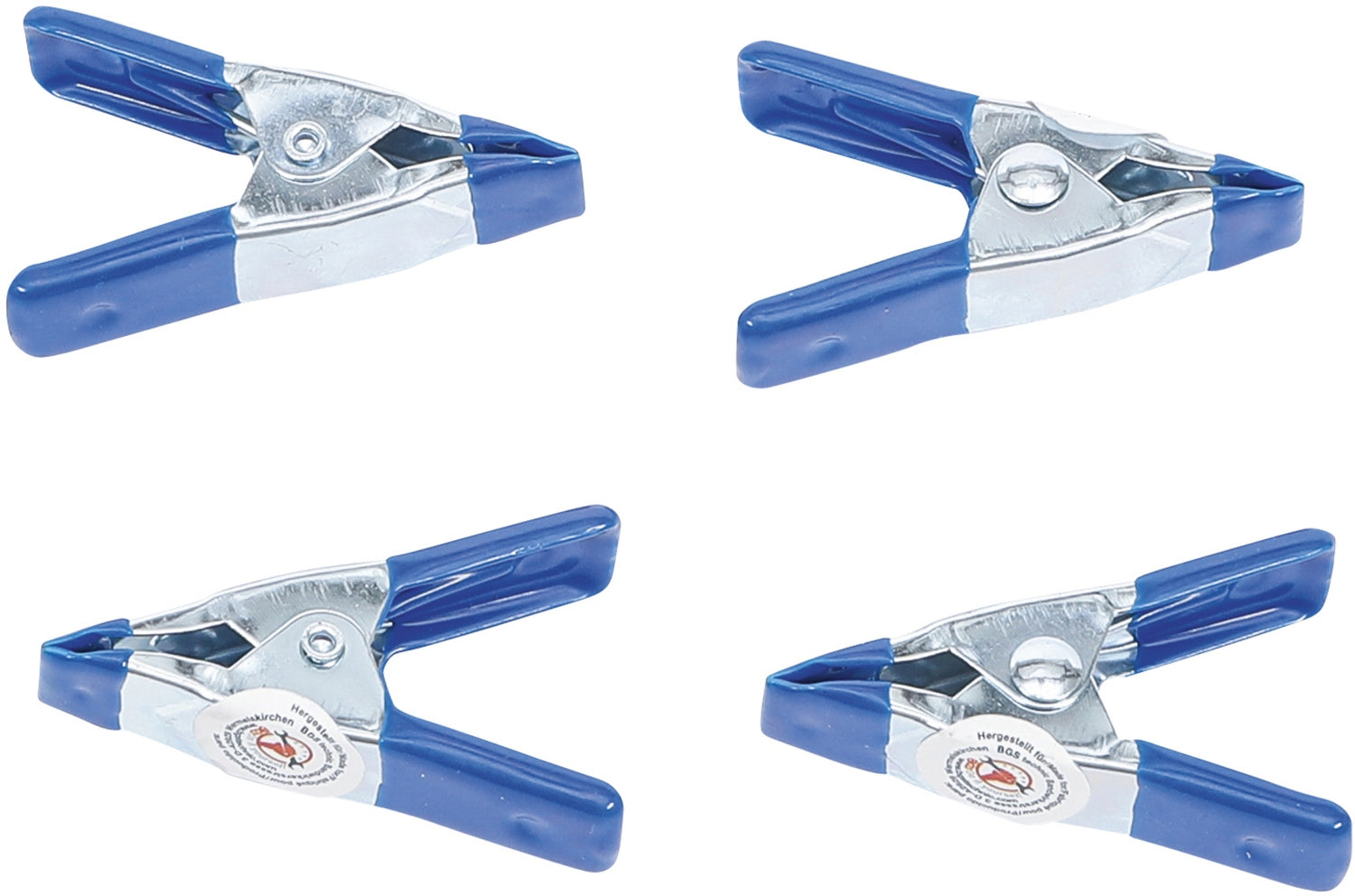 BGS DIY 59804 Satz Mini Leimzwingen aus Metall Länge  50mm 4 teilig