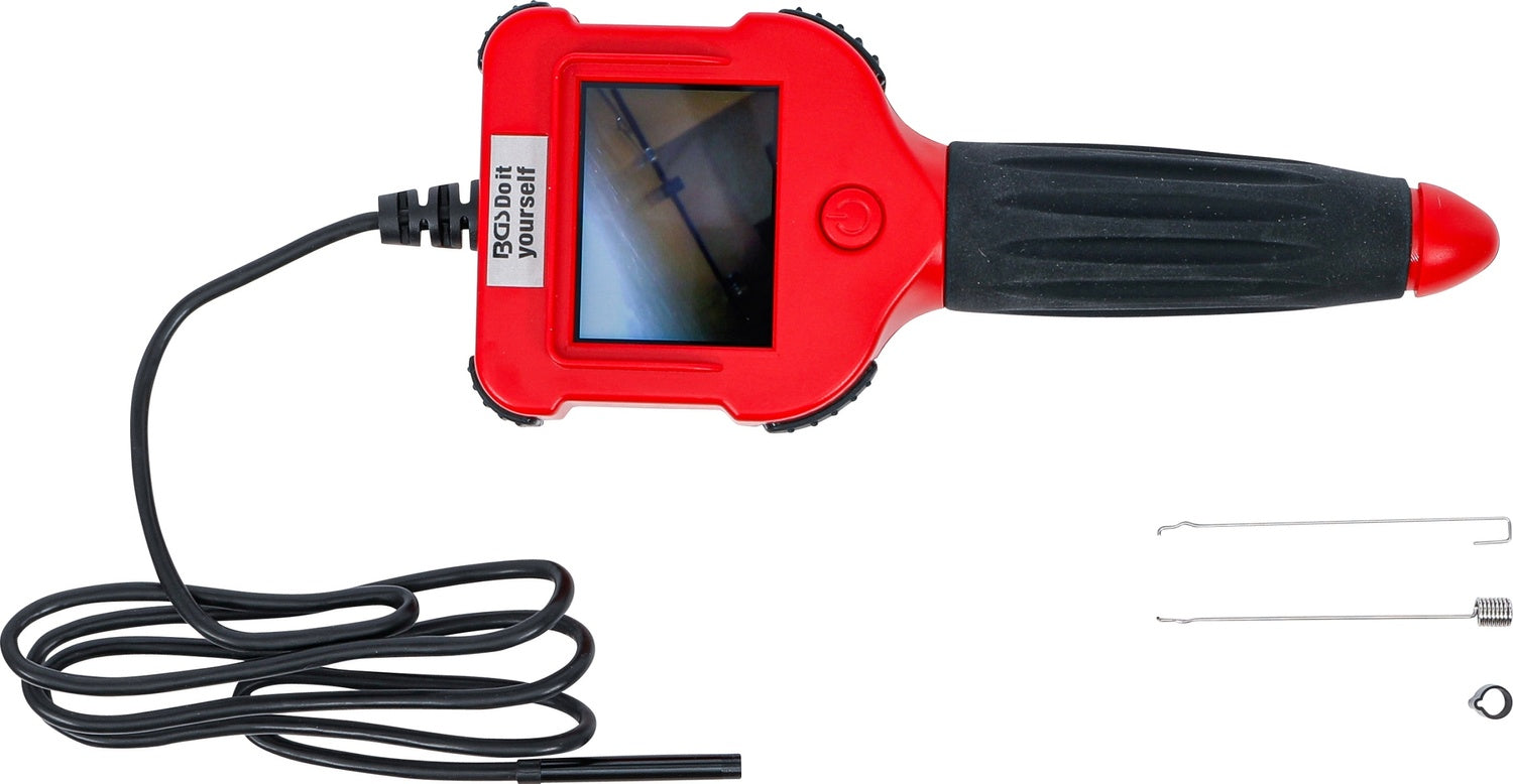 BGS DIY 63217 Endoskop Farbkamera mit TFT-Monitor Kamerakopf Ø5,5mm