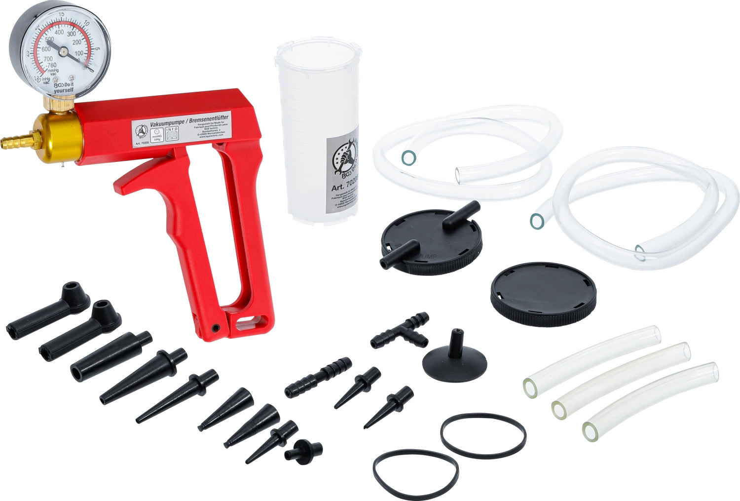 BGS DIY 70205 Vakuumpumpe / Bremsentlüfter maximal 0,7bar