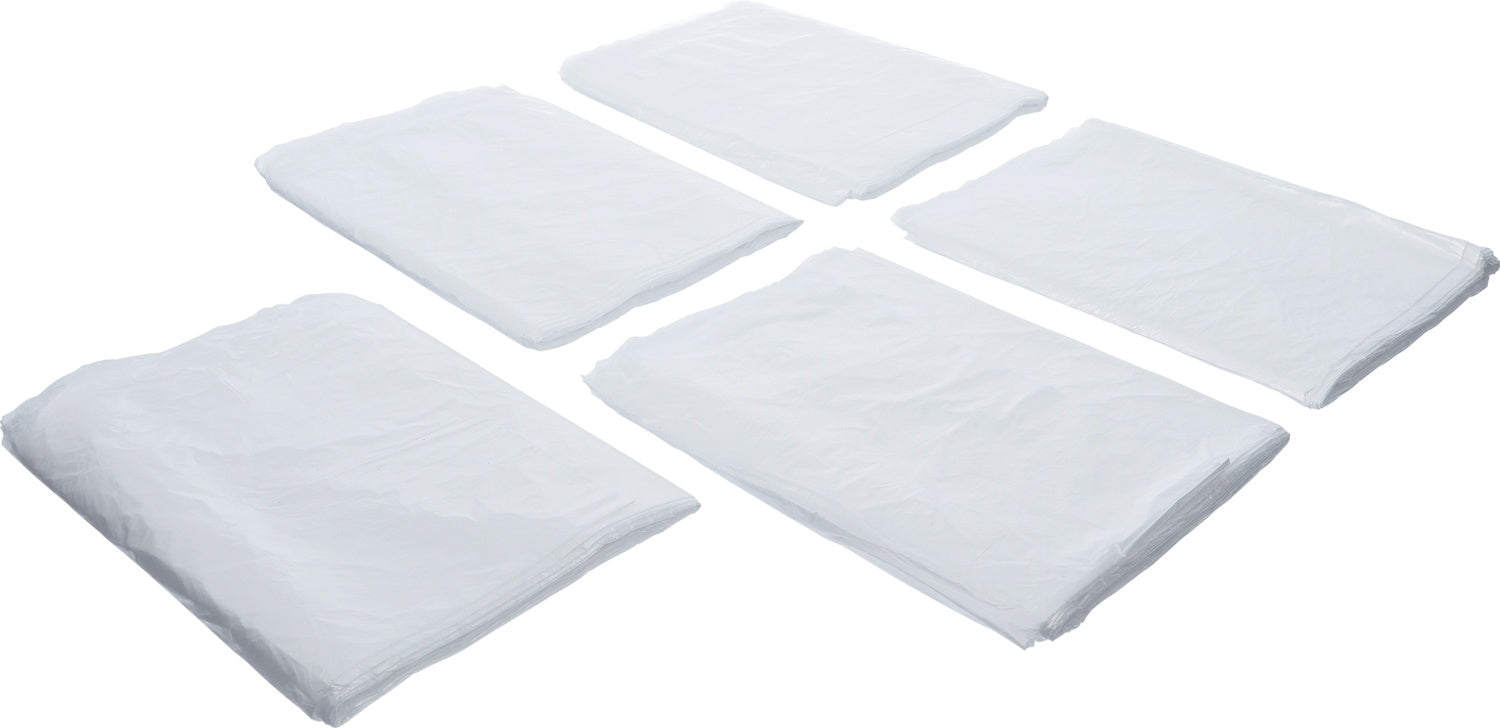 BGS DIY 71031 Satz Abdeckfolien HDPE transparent 4 x 5m 20m² 5 teilig