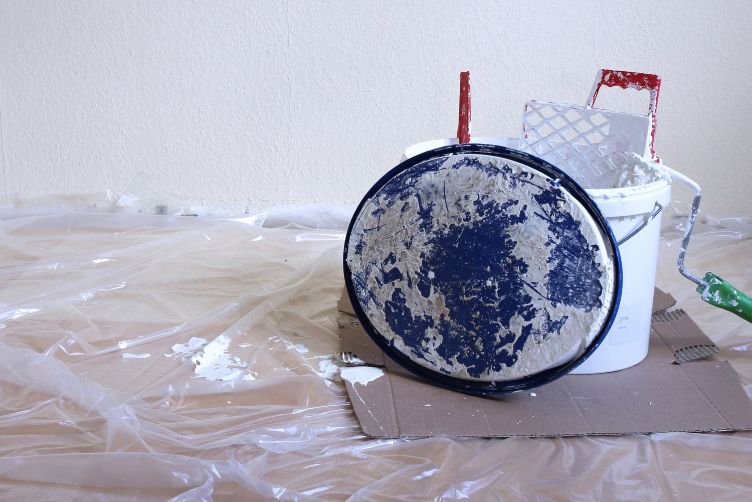 BGS DIY 71031 Satz Abdeckfolien HDPE transparent 4 x 5m 20m² 5 teilig