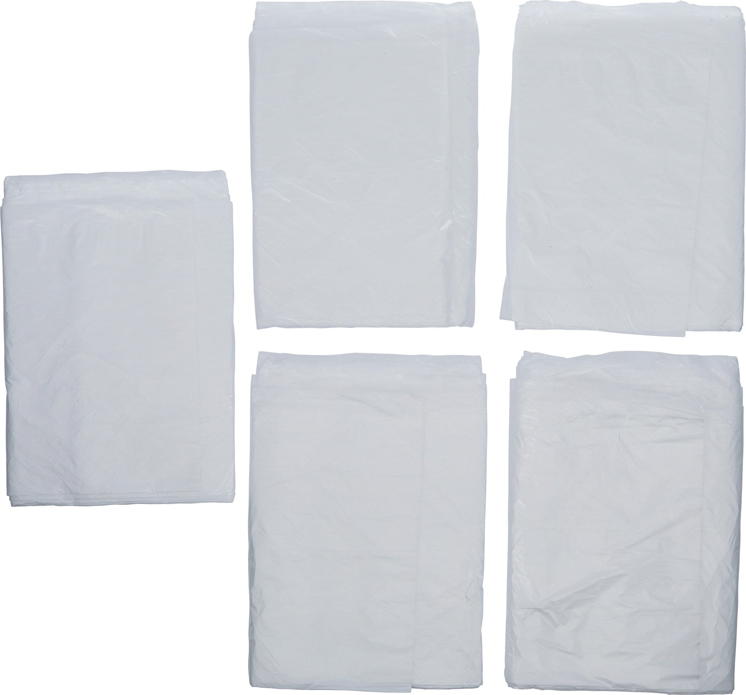 BGS DIY 71031 Satz Abdeckfolien HDPE transparent 4 x 5m 20m² 5 teilig