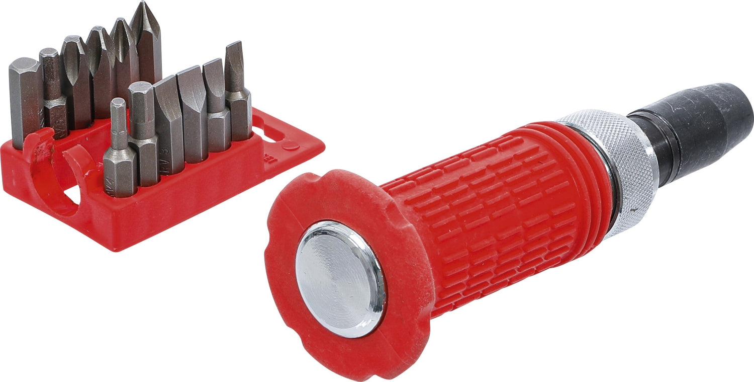 BGS DIY 712 Satz Hand Schlagschrauber & Bits Abtrieb Innensechskant 12,5mm (1/2")