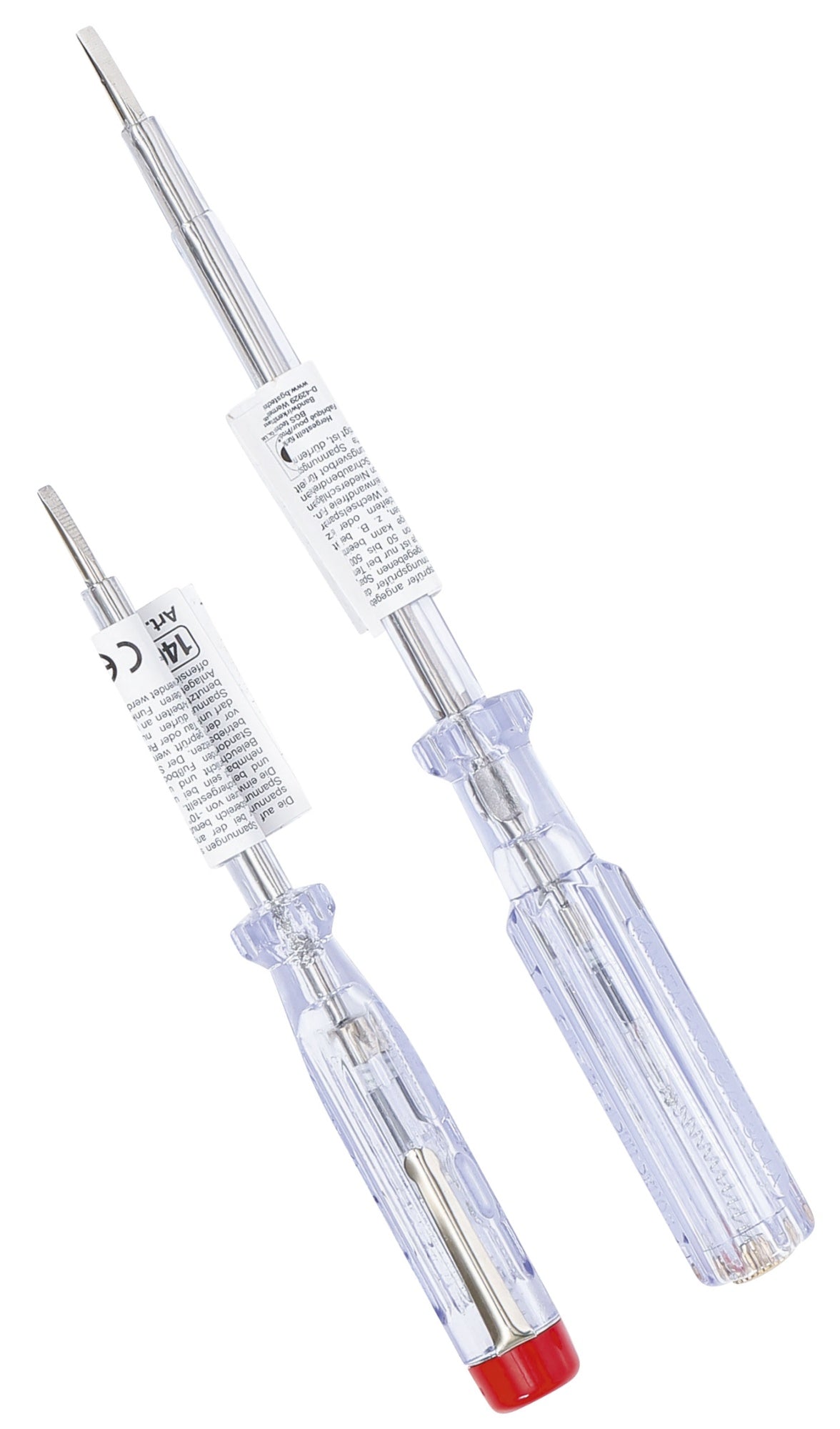 BGS DIY 721 Spannungsprüfer 2 Stück 120-250V Länge 140mm & 190mm