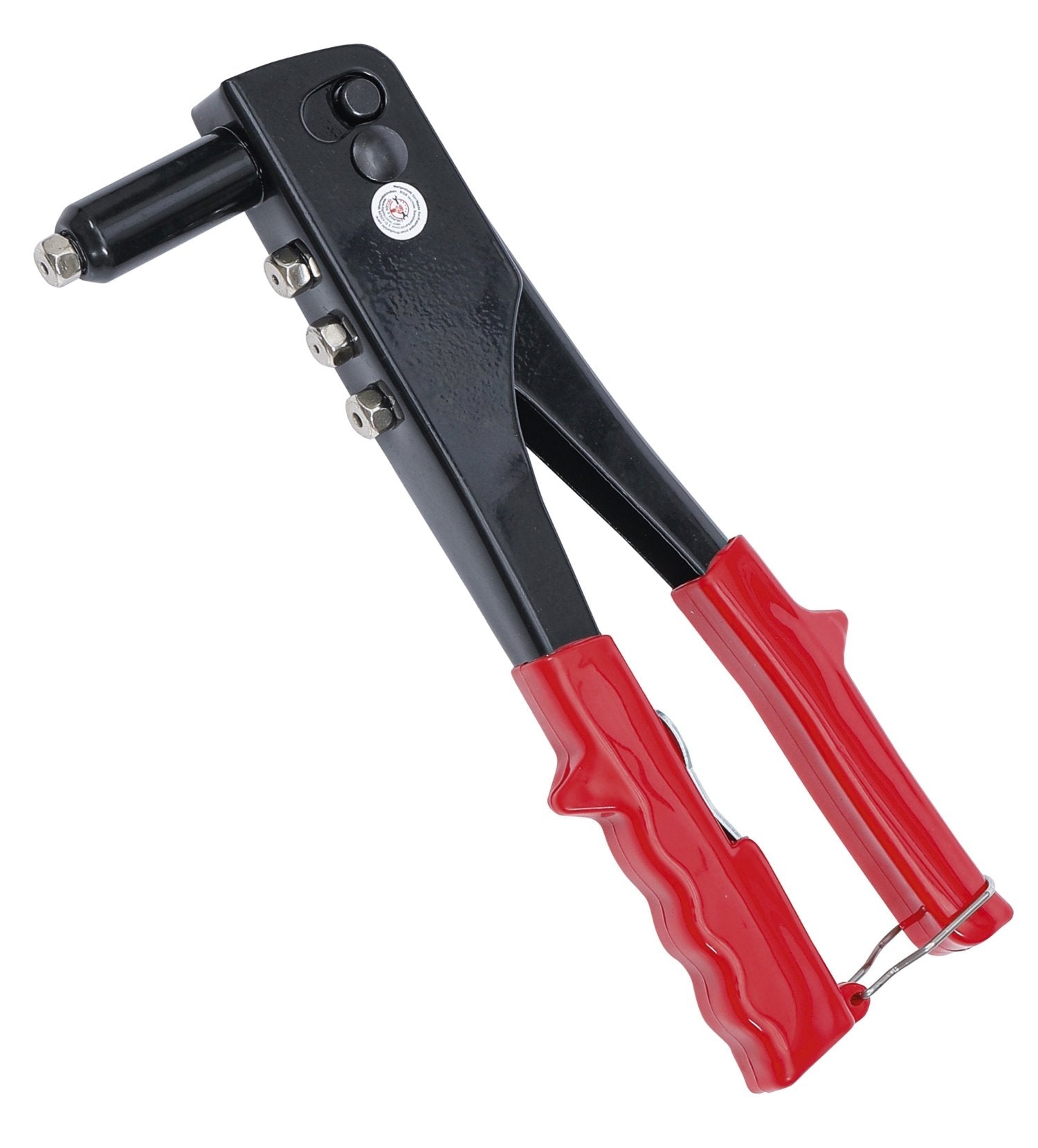 BGS DIY 75845 Poppnietenzange / Blindnietzange mit 4 Mundstücken Ø 2,4 / 3,2 / 4,0 / 4,8mm Länge 250mm