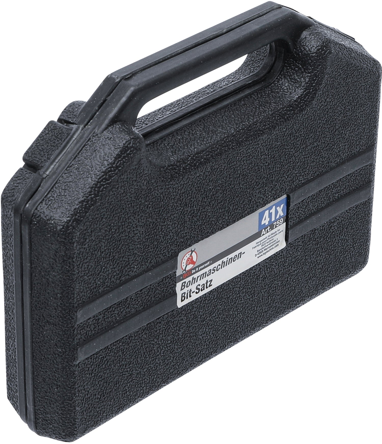 BGS DIY 759 Satz Bits für Bohrmaschinen Antrieb 6,3mm (1/4") 41 teilig