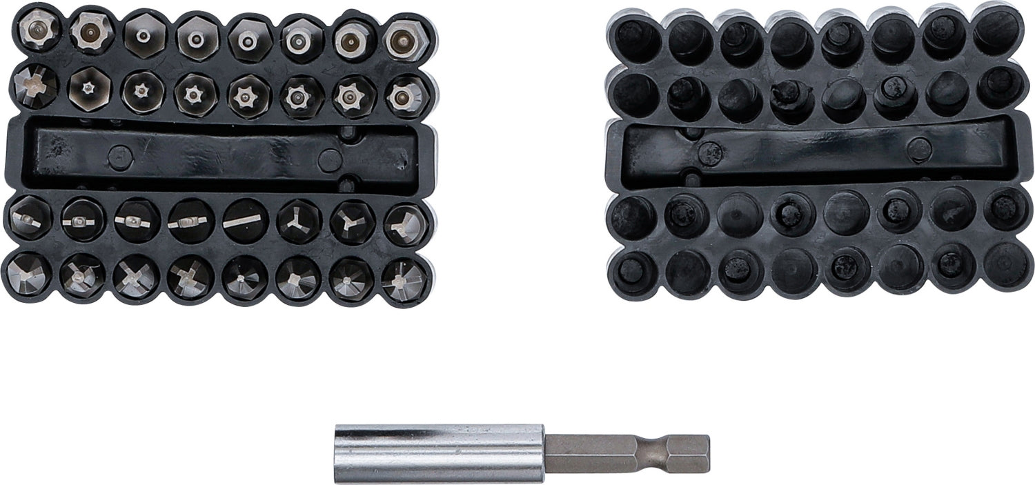 BGS DIY 763 Satz kurze Bits Antrieb 6,3mm (1/4") verschiedene Profile 33 teilig