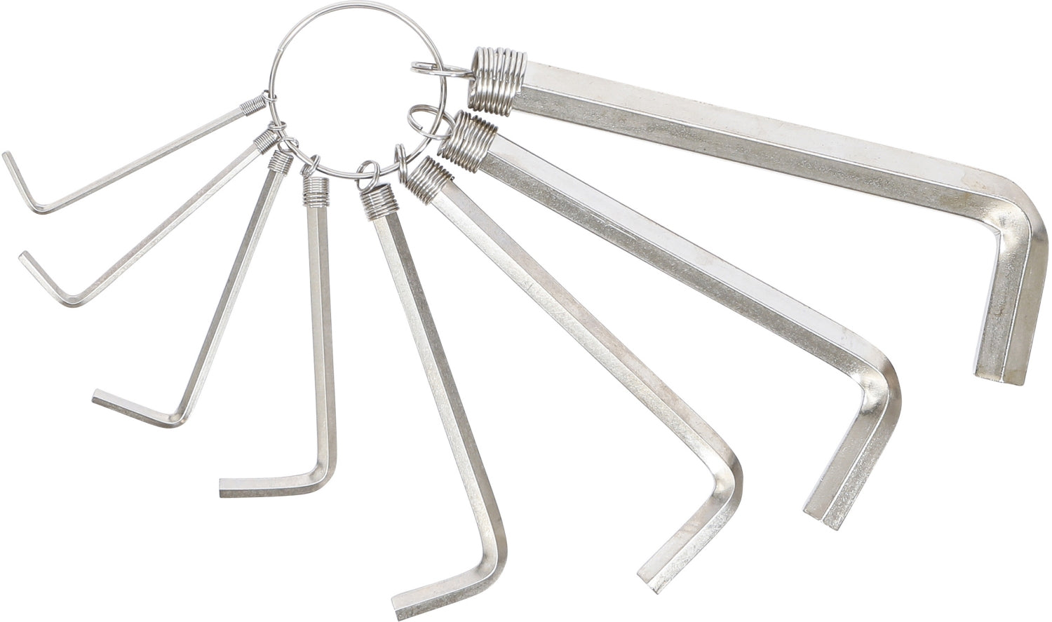 BGS DIY 7842 Satz Winkelschlüssel Innensechskant 2 - 10mm 8 teilig
