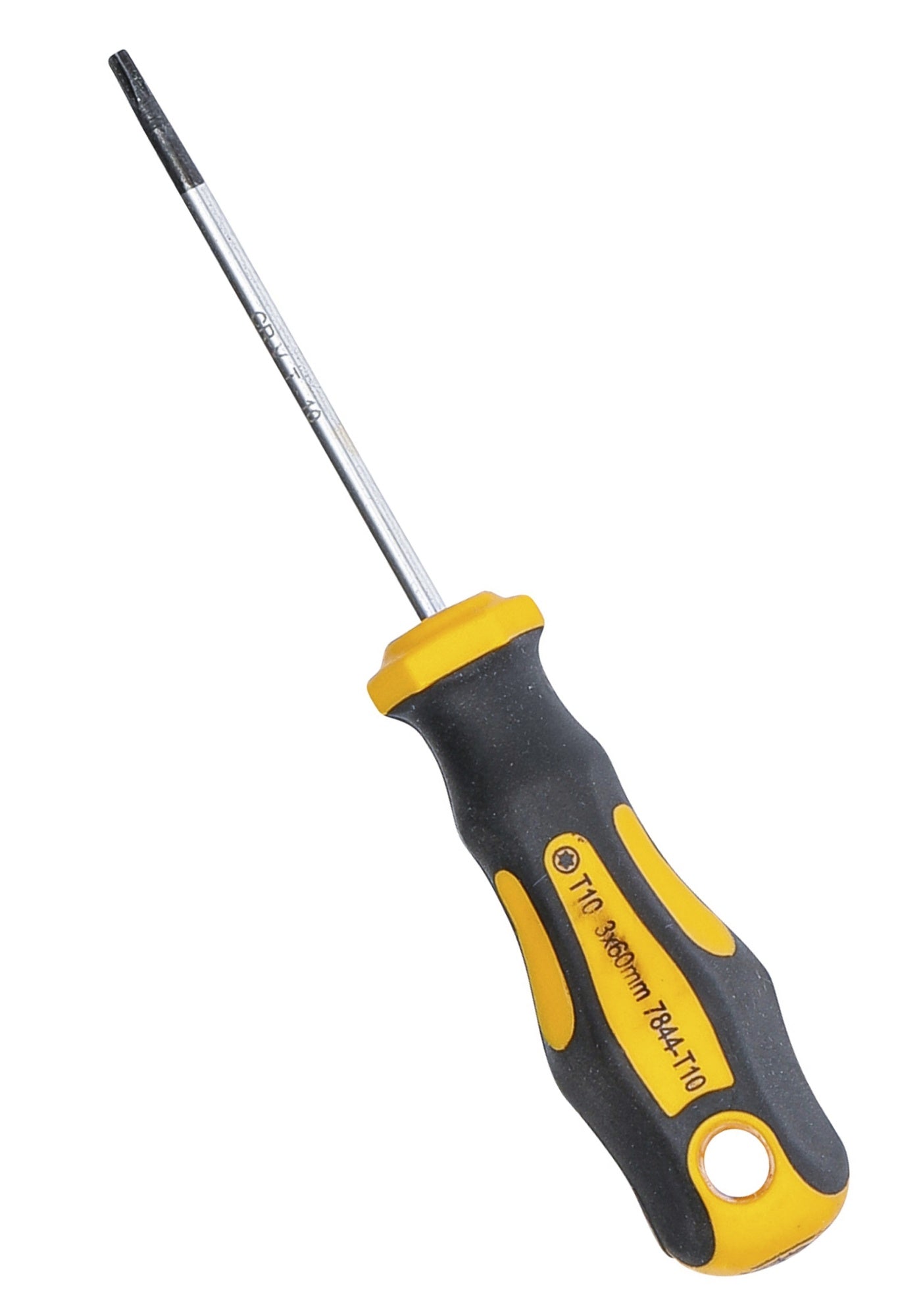 BGS DIY 7844-T10 Schraubendreher Abtrieb T-Profil (für Torx) T10 Klingenlänge 60mm