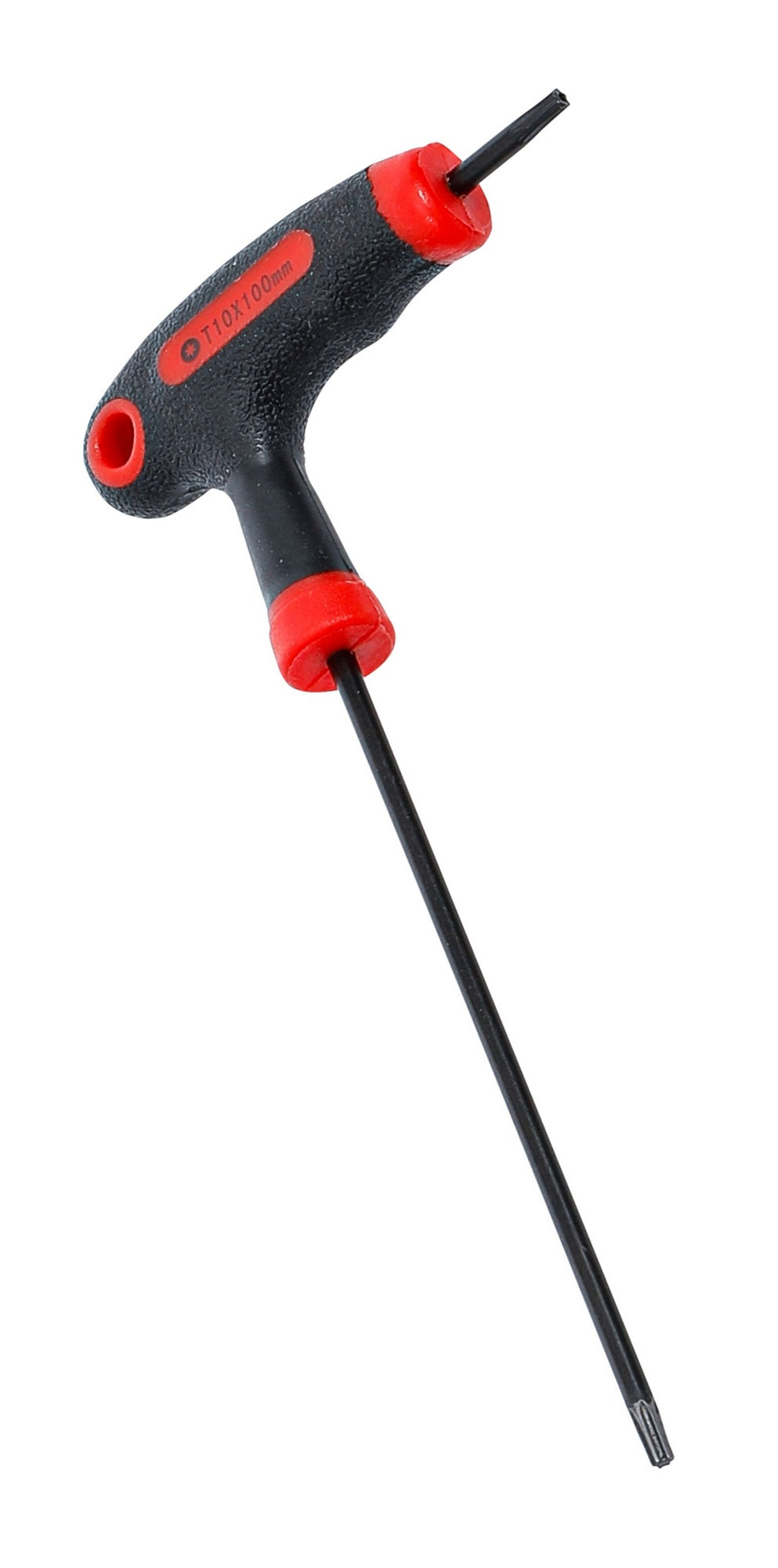 BGS DIY 7880-T10 Schraubendreher Abtrieb T-Profil (für Torx) mit / ohne Bohrung mit T-Griff und seitlicher Klinge T10