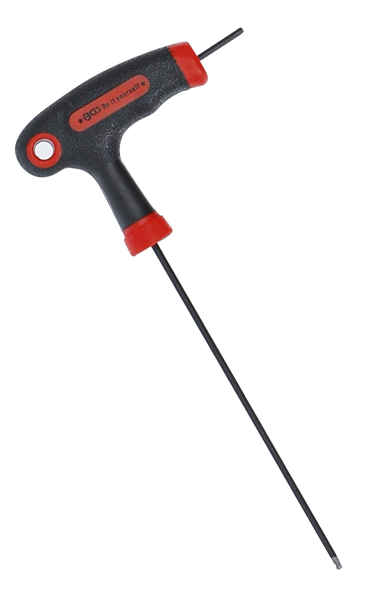 BGS DIY 7882-2 Schraubendreher Innensechskant / Innensechskant mit T-Griff und seitlicher Klinge mit Kugelkopf 2mm