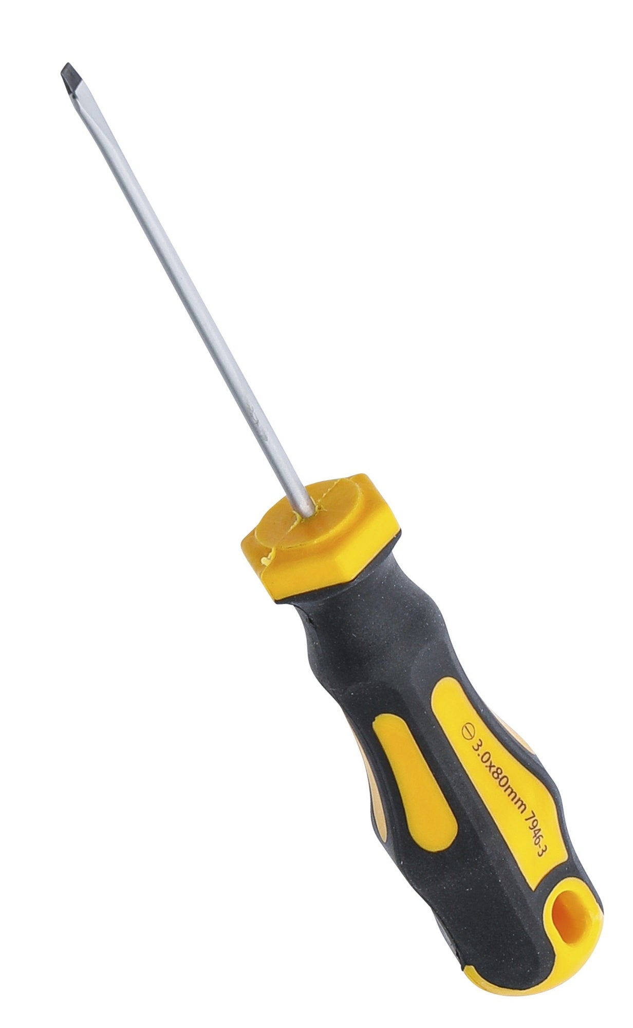 BGS DIY 7946-3 Schraubendreher Abtrieb Schlitz 3mm Klingenlänge 80mm