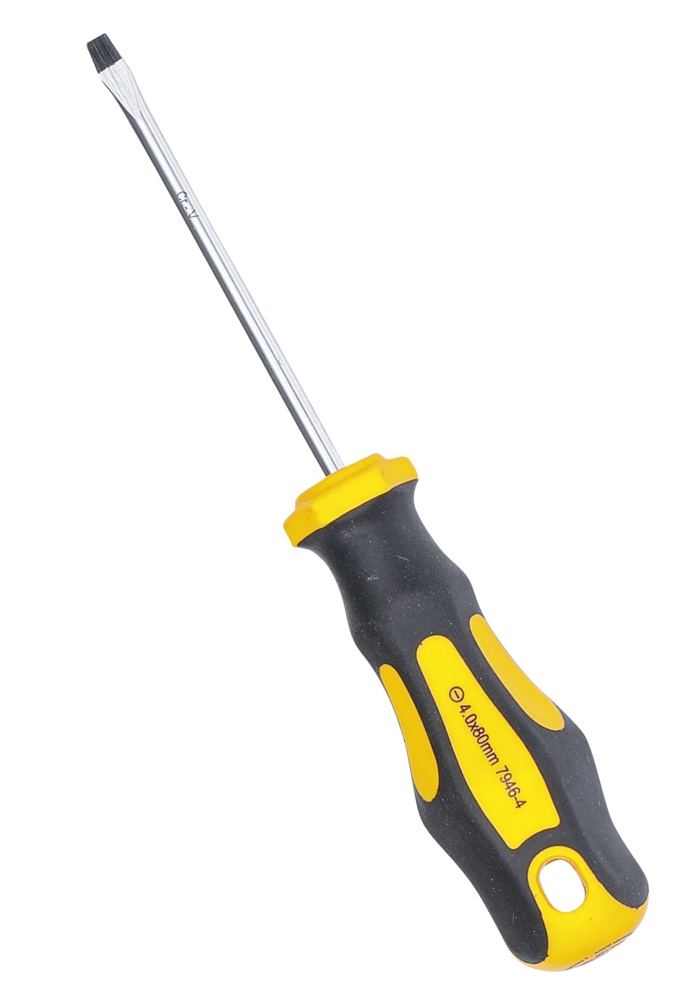 BGS DIY 7946-4 Schraubendreher Abtrieb Schlitz 4mm Klingenlänge 80mm