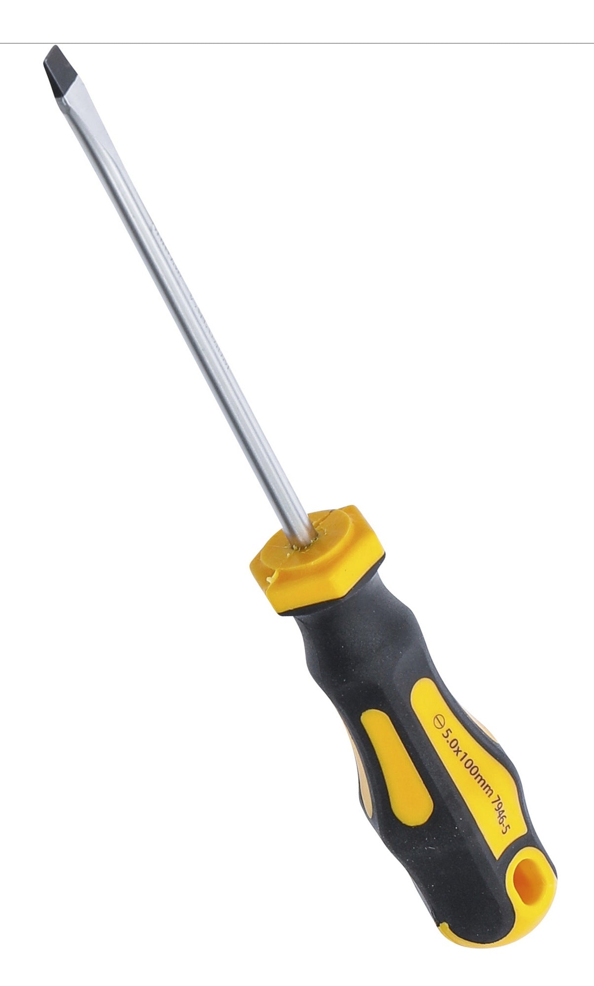 BGS DIY 7946-5 Schraubendreher Abtrieb Schlitz 5mm Klingenlänge 100mm