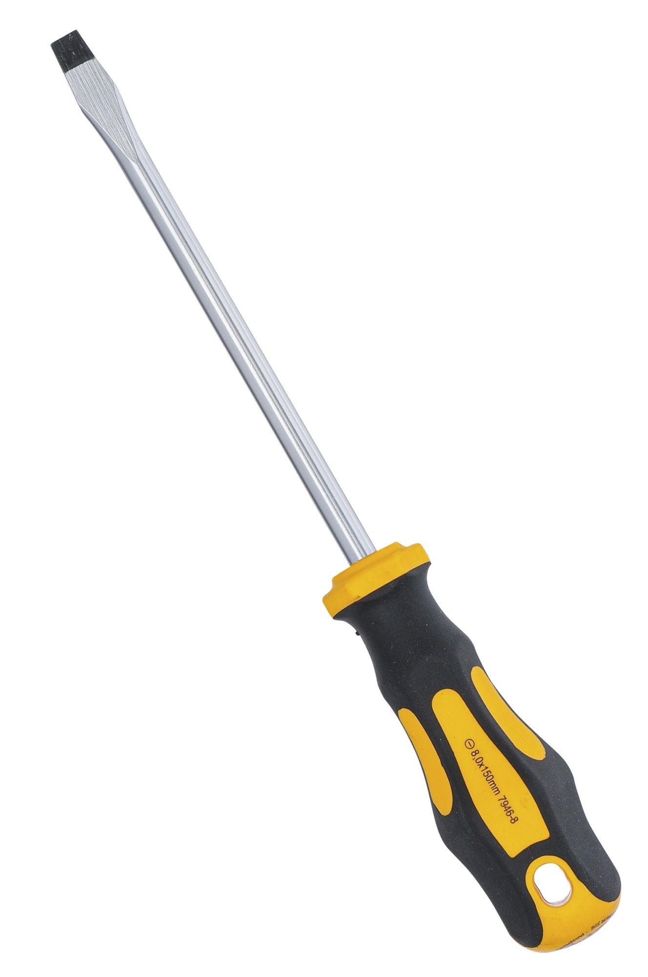 BGS DIY 7946-8 Schraubendreher Abtrieb Schlitz 8mm Klingenlänge 150mm