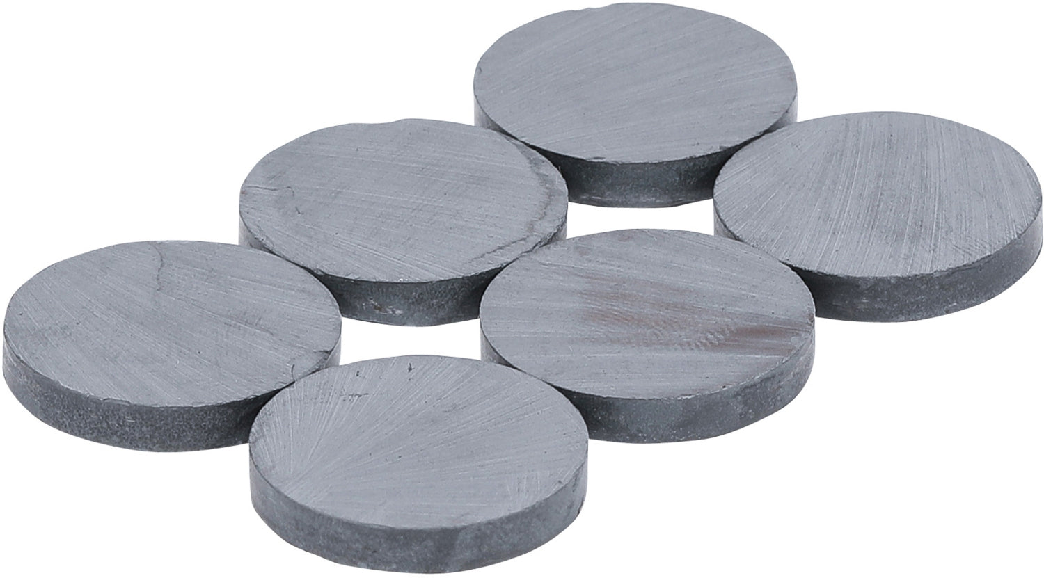 BGS DIY 79905 Satz Magnete Keramik rund Ø 25mm 6 teilig