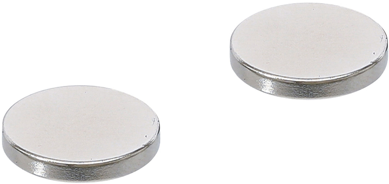 BGS DIY 79911 Satz Magnete extra stark rund Ø 18mm 2 teilig
