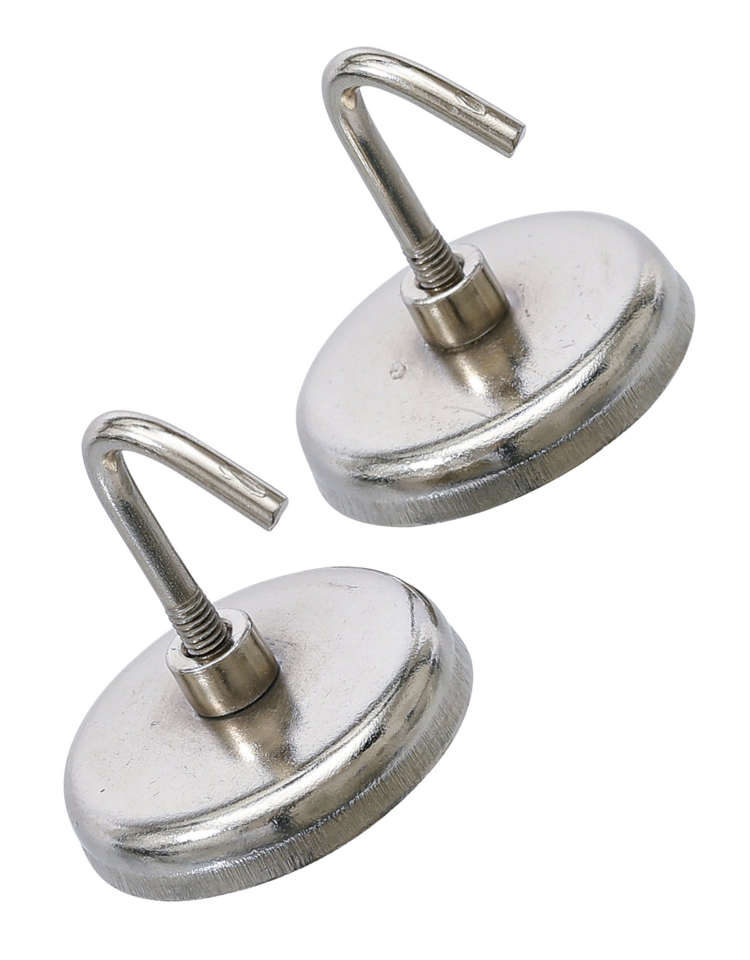 BGS DIY 79913 Satz Haken Magnete rund Ø 34mm Tragfähigkeit 3,5kg 2 teilig