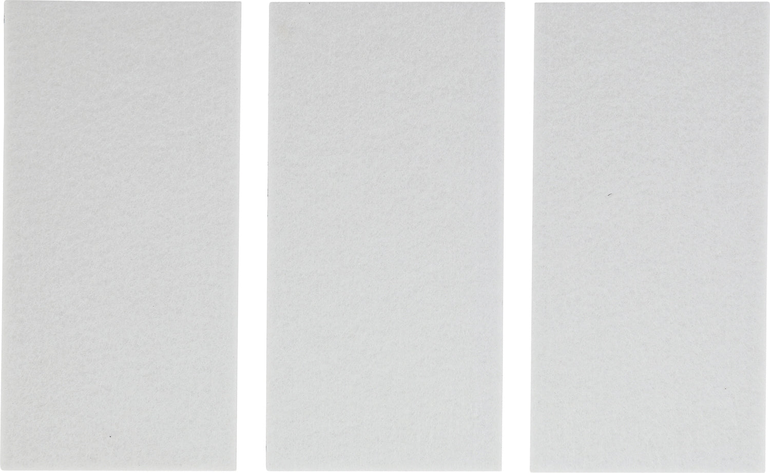 BGS DIY 80711 Satz Filzgleiter Platten weiß 100 x 200mm 3 teilig