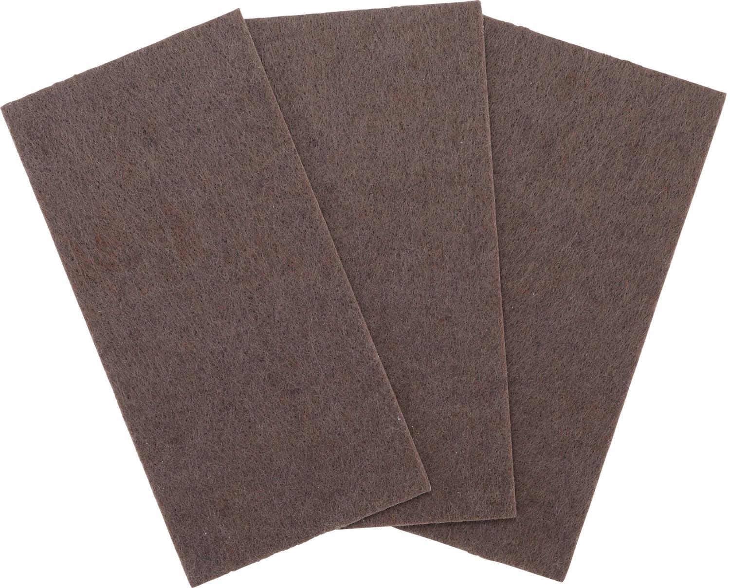 BGS DIY 80713 Satz Filzgleiter Platten braun 100 x 200mm 3 teilig