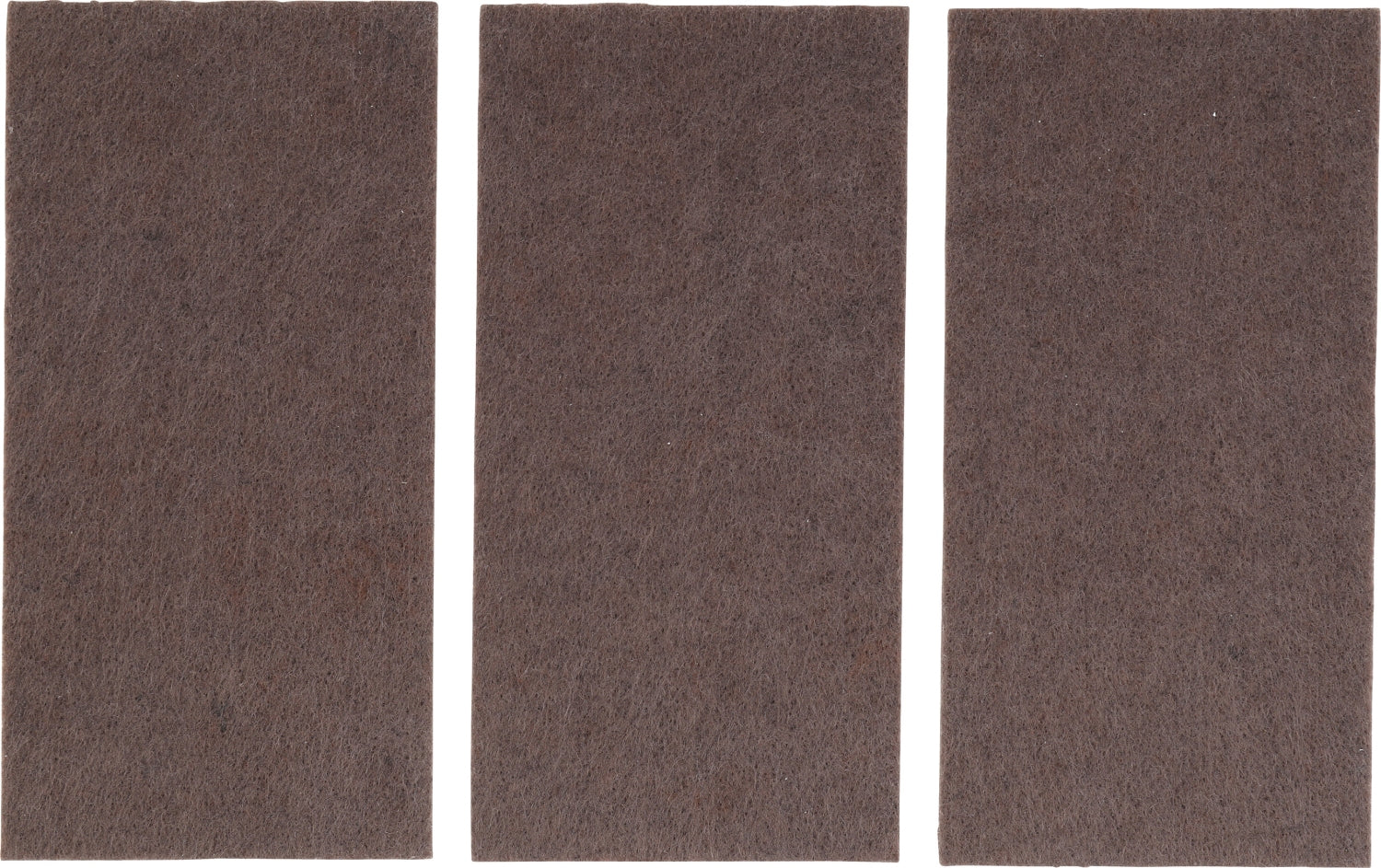 BGS DIY 80713 Satz Filzgleiter Platten braun 100 x 200mm 3 teilig