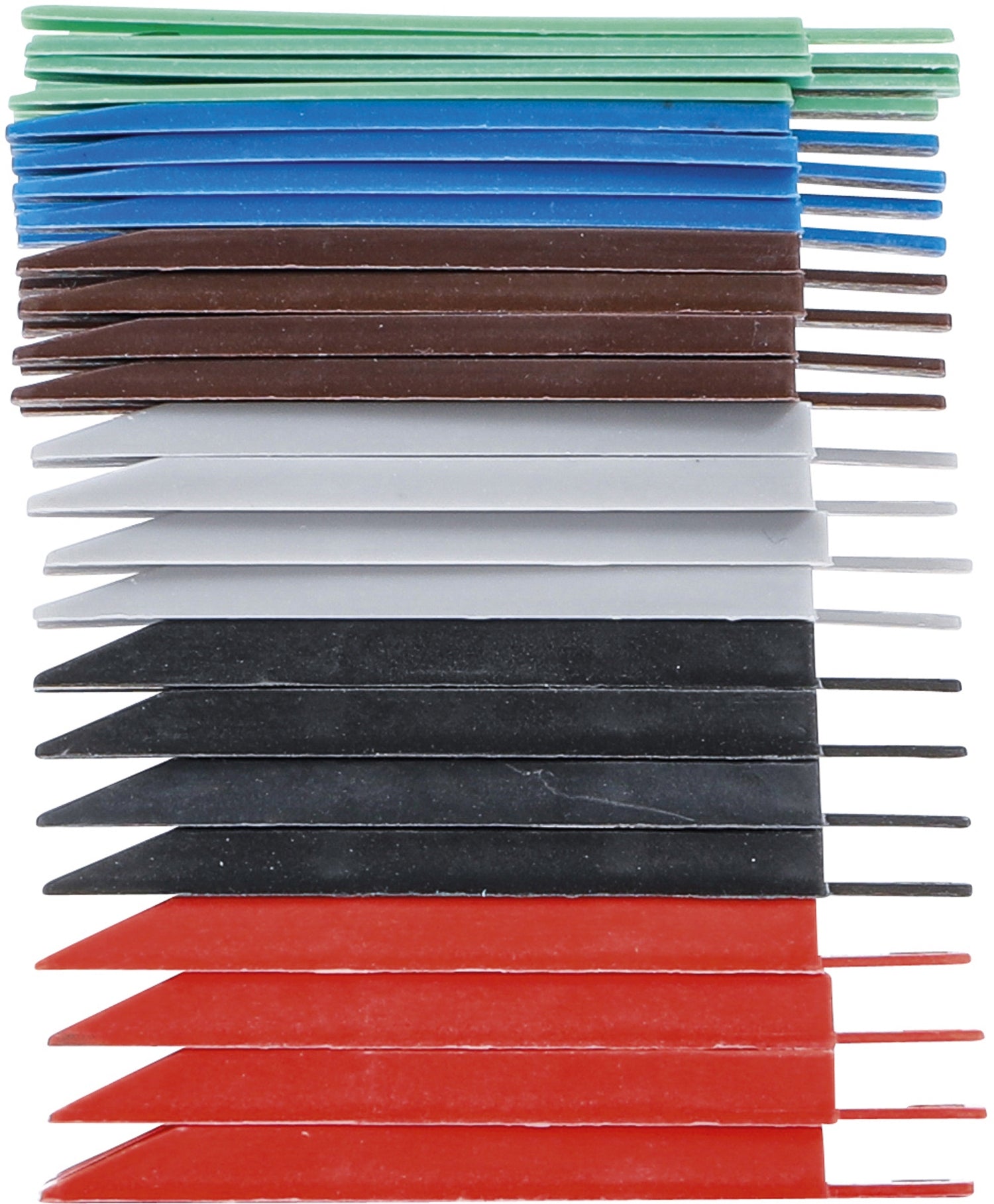 BGS DIY 80724 Satz Unterlegkeile aus Kunststoff 24 teilig