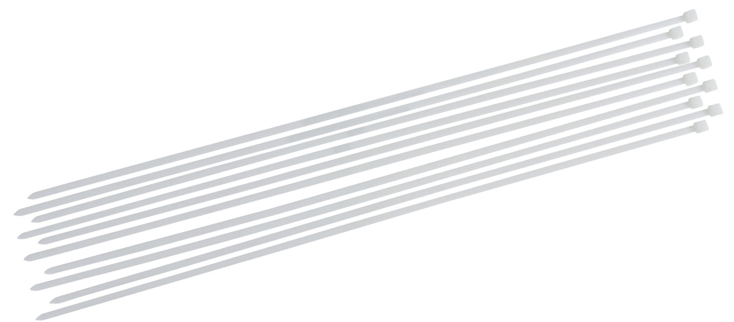 BGS DIY 80775 Sortiment Kabelbinder weiß 8,0 x 800mm 10 teilig