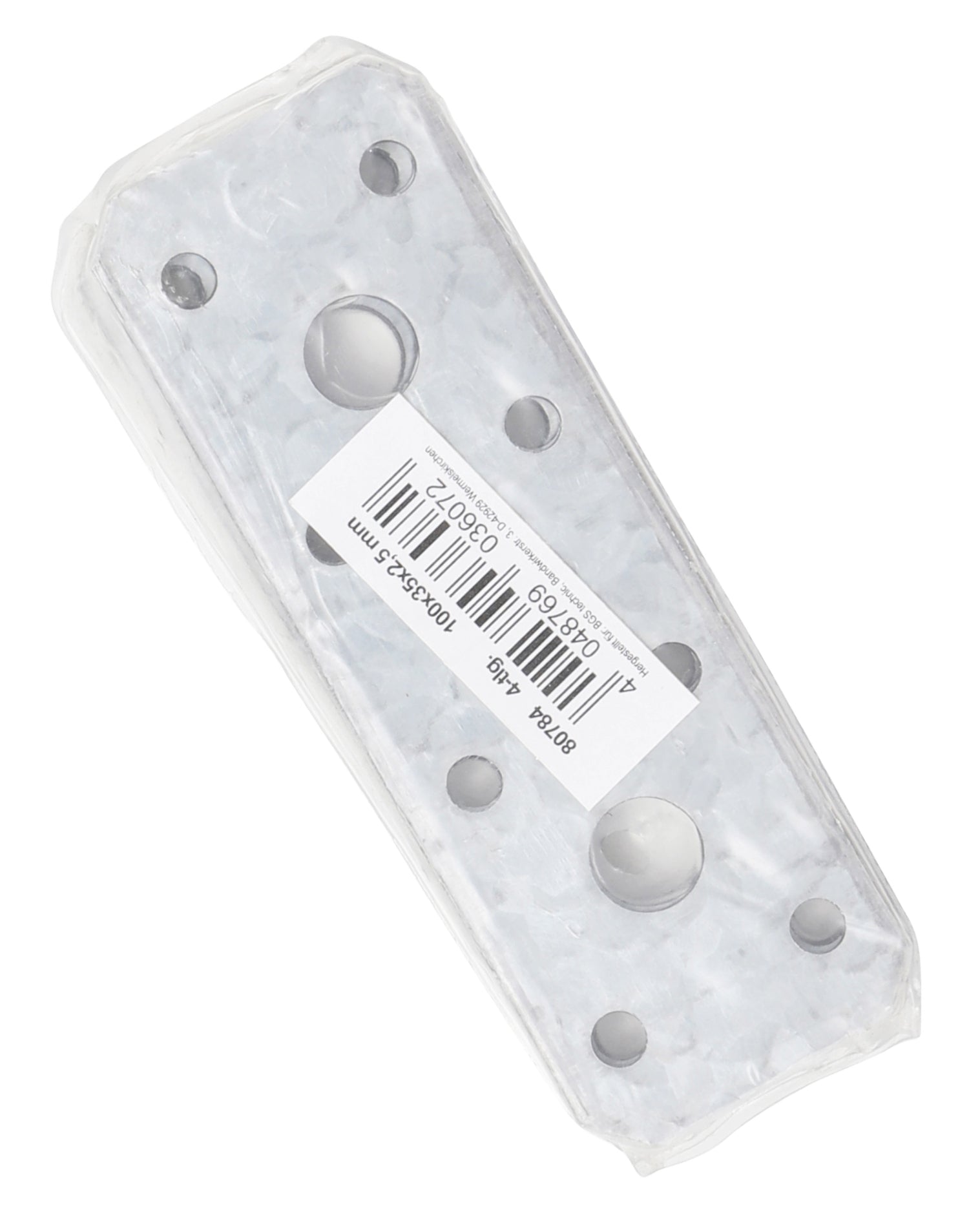 BGS DIY 80784 Satz Flachverbinder 100 x 35 x 2mm 4 teilig