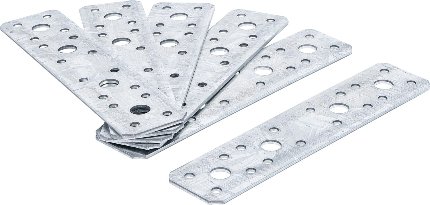 BGS DIY 80791 Satz Flachverbinder 180 x 40 x 2,5mm 6 teilig