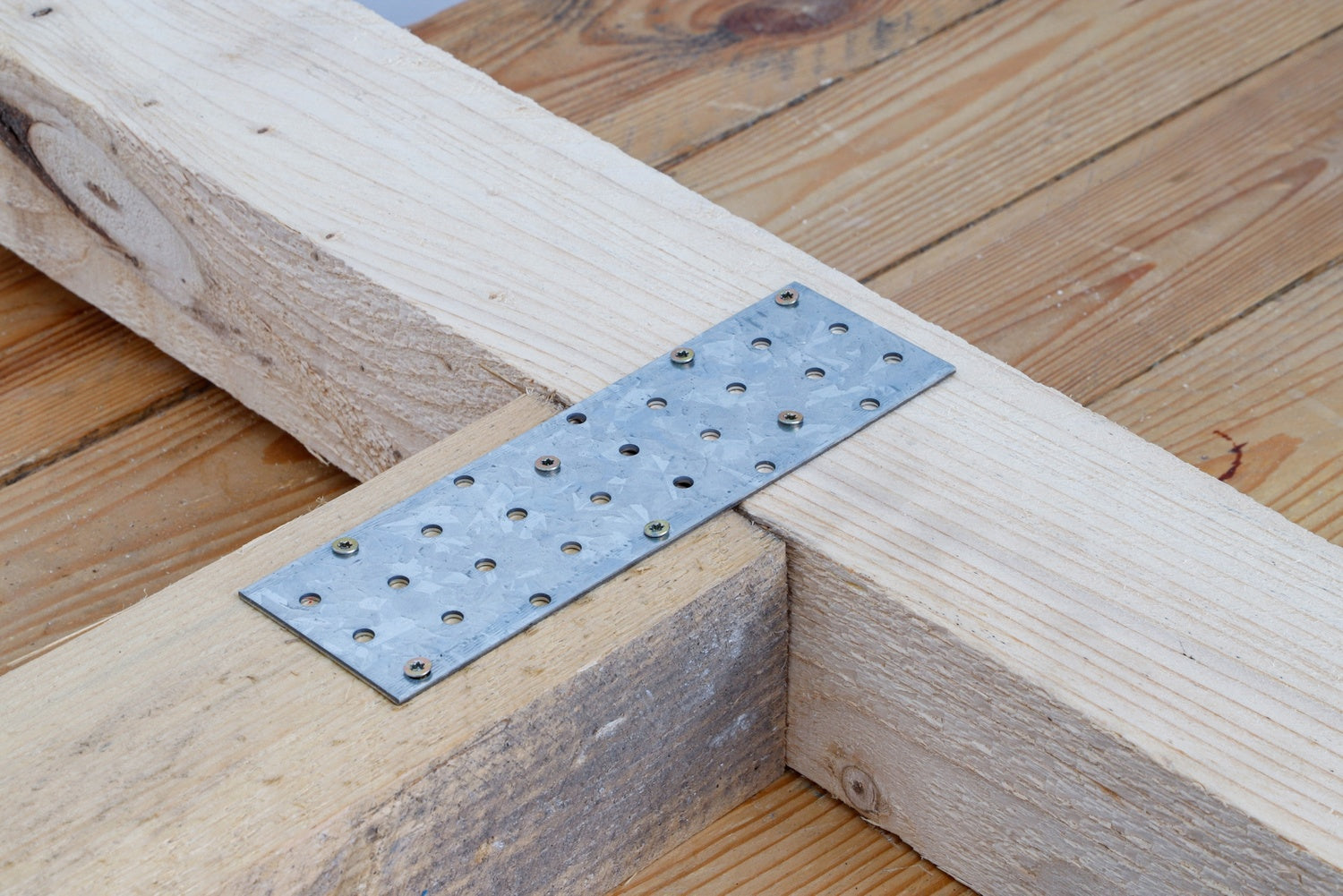 BGS DIY 80795 Stahl Lochplatte 200 x 60 x 2mm 4 teilig