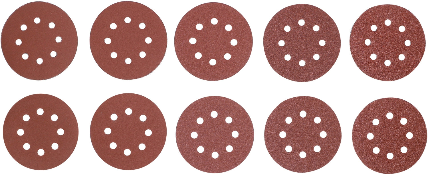 BGS DIY 80817 Satz Schleifblätter für Exzenterschleifer Ø125mm K 40 - K 180