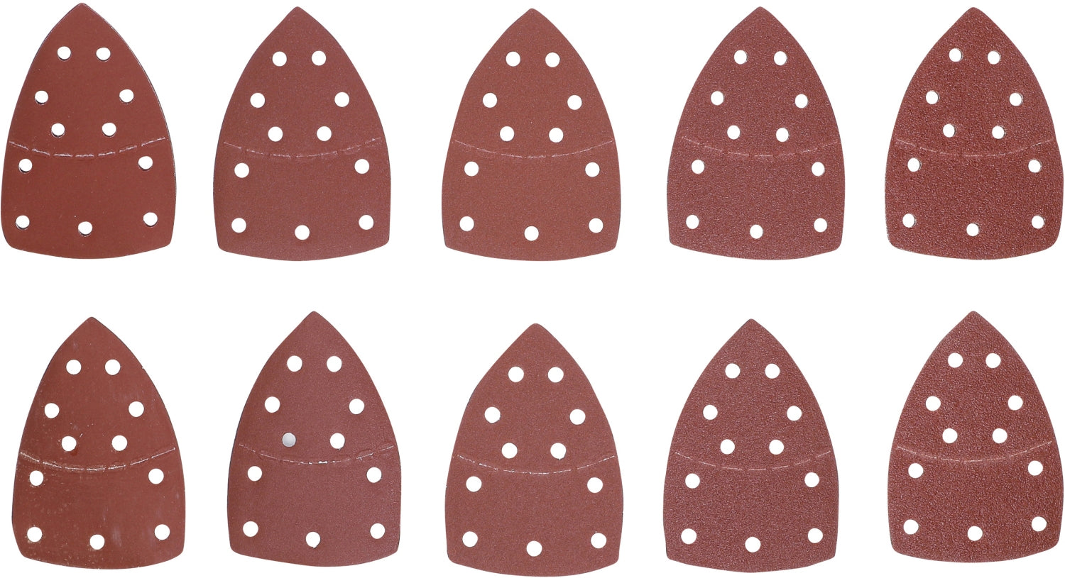 BGS DIY 80819 Satz Schleifblätter für Multischleifer 145 x 100mm K 40 - K 400