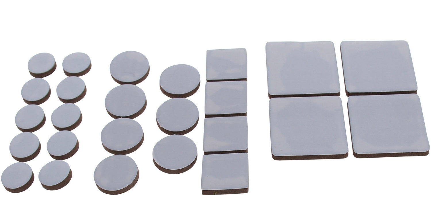 BGS DIY 80861 Satz Rutschgleiter grau 25 teilig
