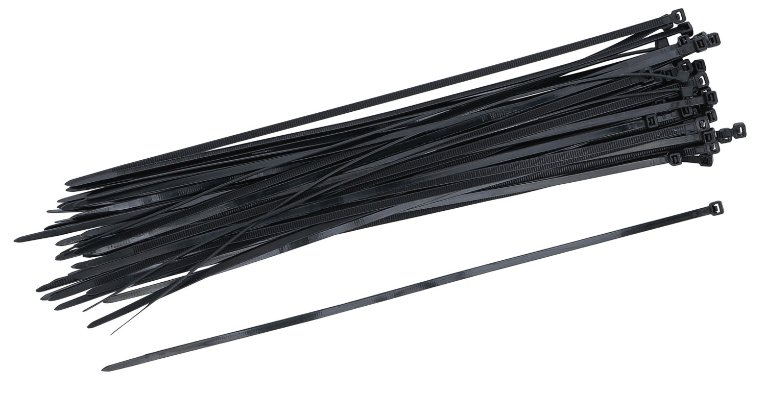 BGS DIY 80877 Sortiment Kabelbinder schwarz 4,5 x 350mm 50 teilig