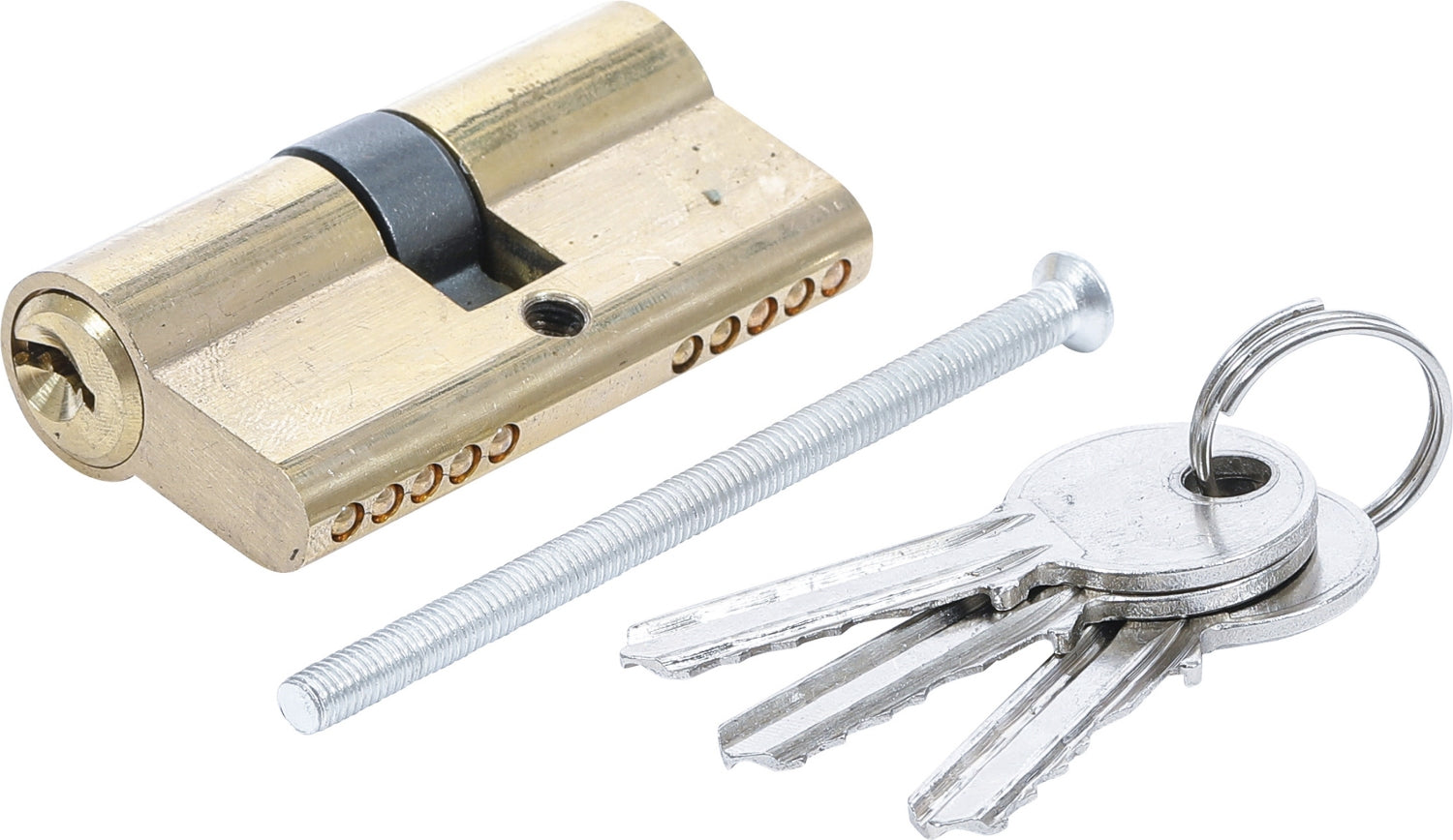 BGS DIY 8088 Messing Schließzylinder 60mm