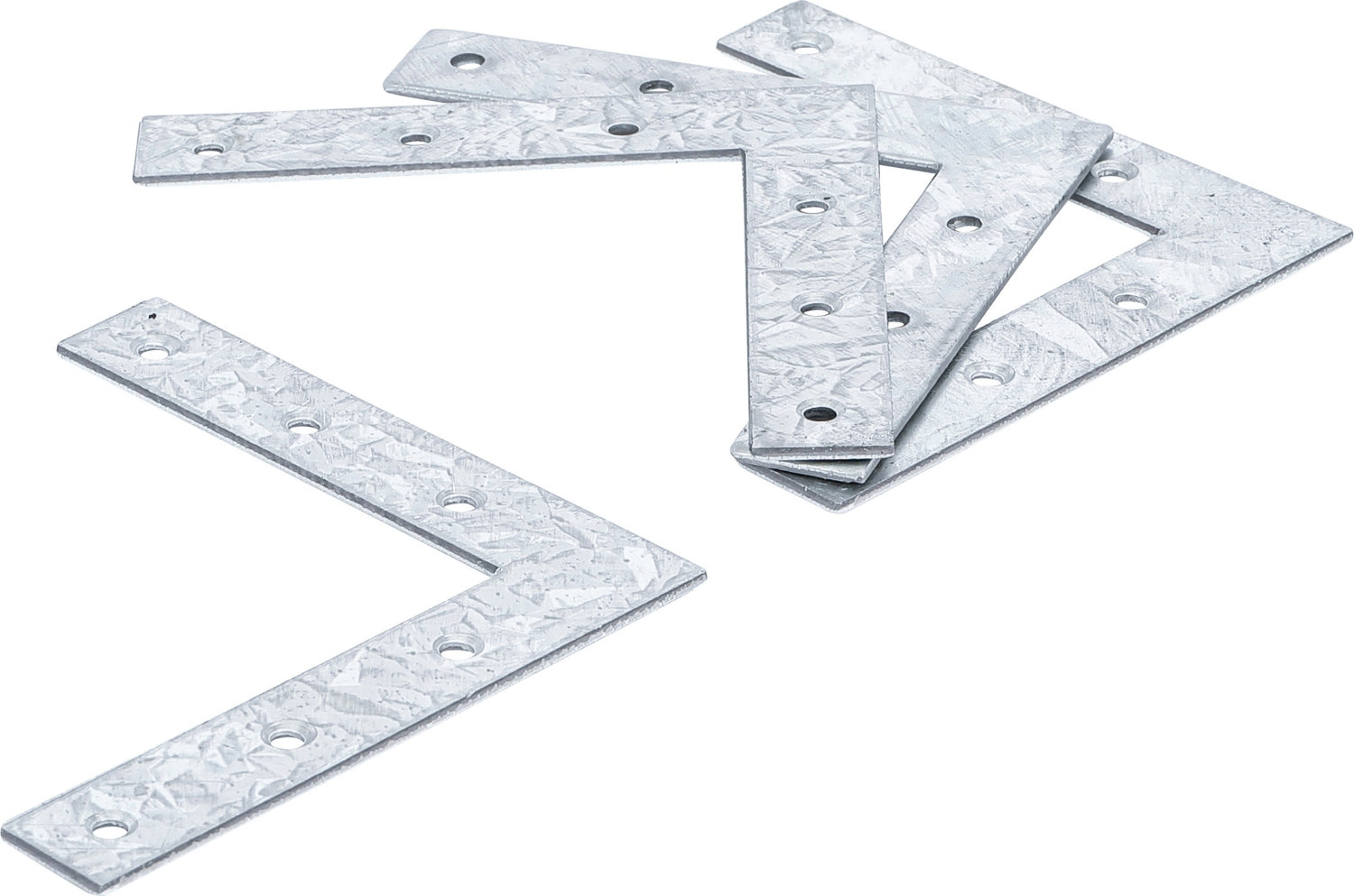 BGS DIY 80923 Satz L-Winkel 100 x 100 x 15mm 4 teilig