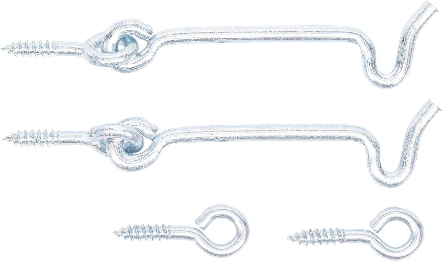 BGS DIY 80942 Satz Sturmhaken 4,0 x 80mm 2 teilig