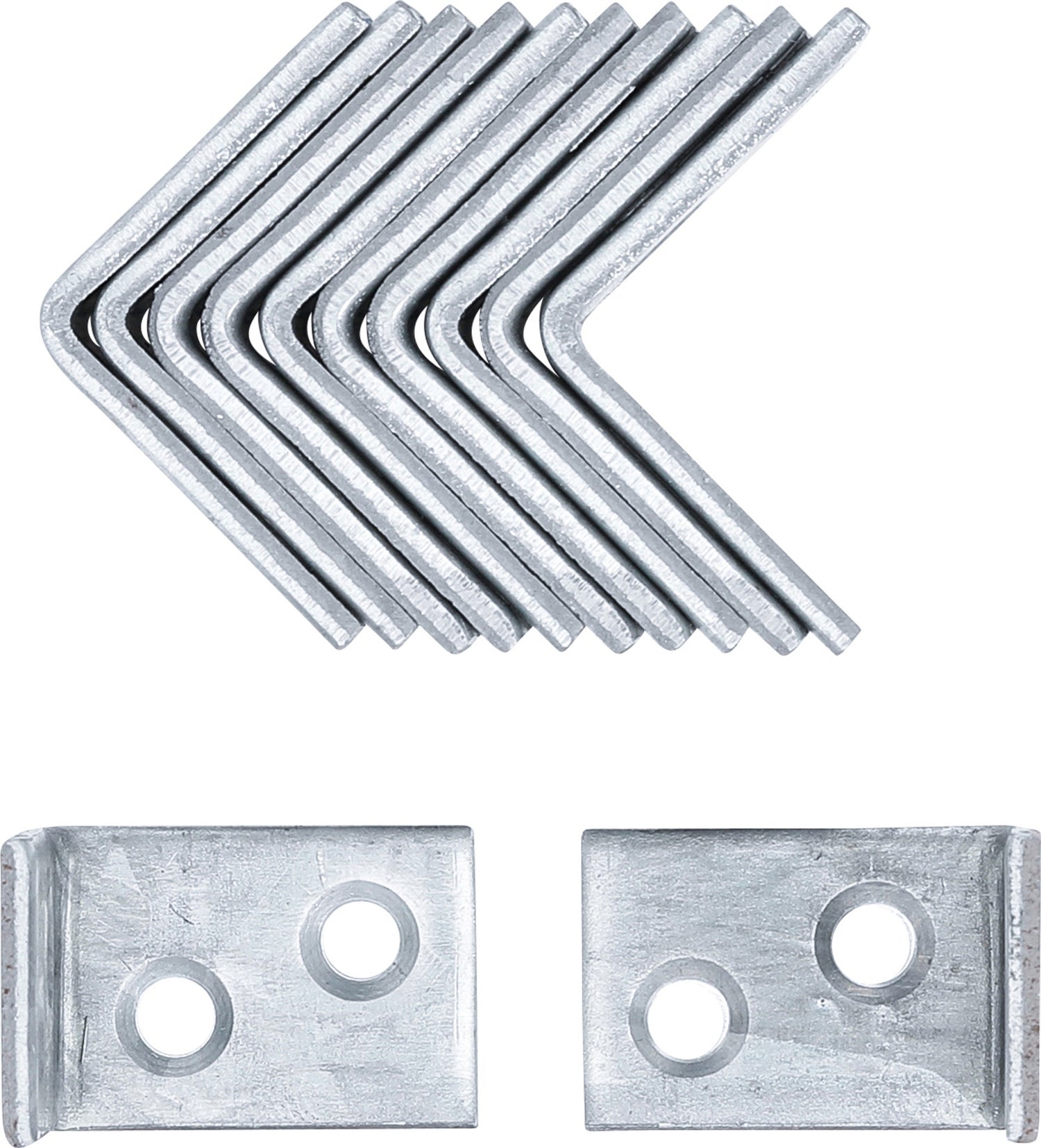 BGS DIY 80943 Satz Stuhlwinkel 25 x 25 x 15mm 12 teilig