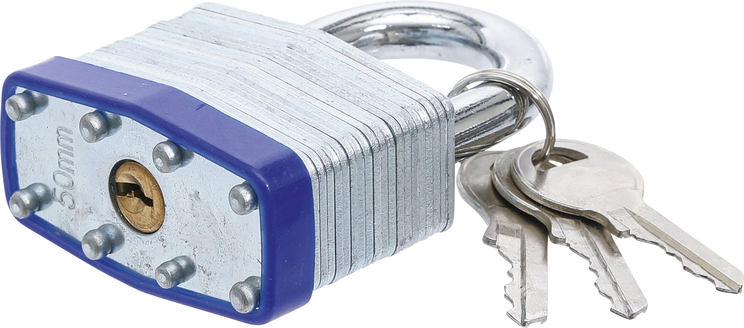 BGS DIY 85050 Sicherheits Vorhängeschloss 50mm