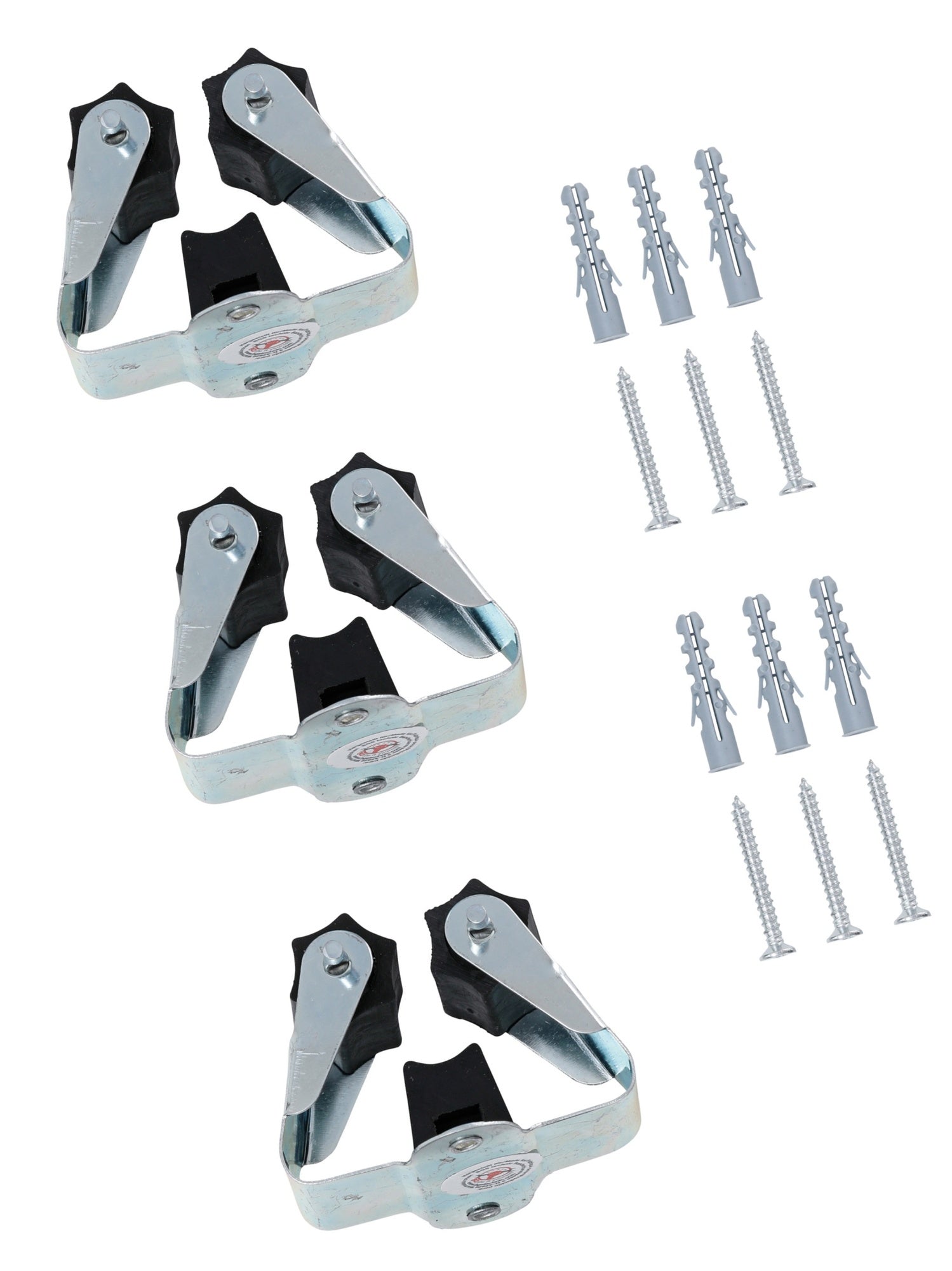 BGS DIY 85801 Satz Gerätehalter mit Befestigungsschrauben 3 teilig