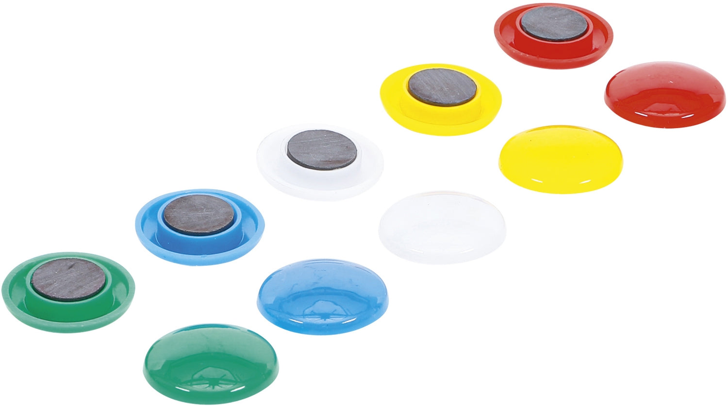 BGS DIY 85810 Satz Magnete rund Ø 30mm 10 teilig