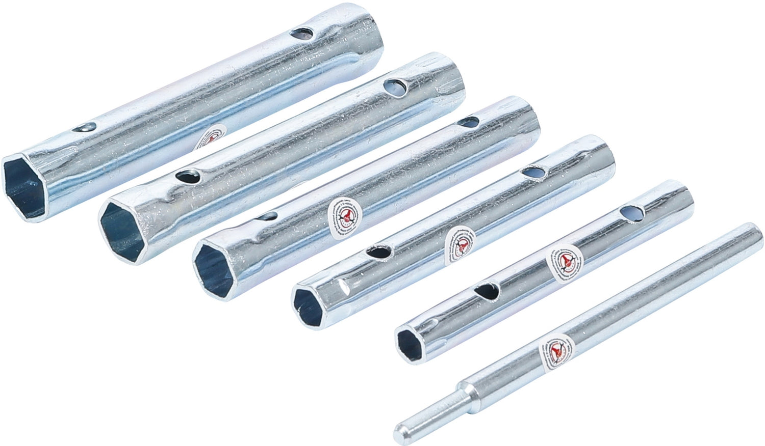 BGS DIY 85814 Satz Rohrsteckschlüssel SW 8 x 9 - 16 x 17mm 6 teilig