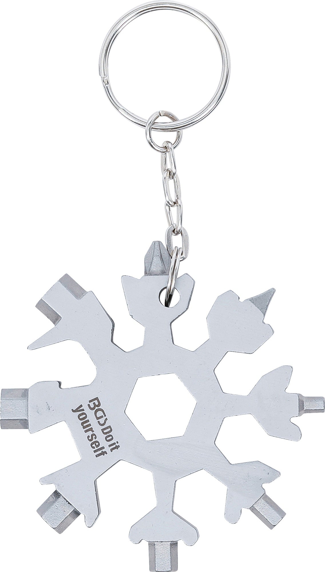 BGS DIY 85880 Multifunktionswerkzeug Schneeflocke 18-IN-1 Edelstahl