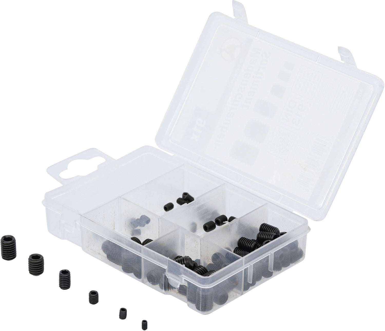 BGS DIY 88156 Sortiment Madenschrauben Gewindestifte 91 teilig