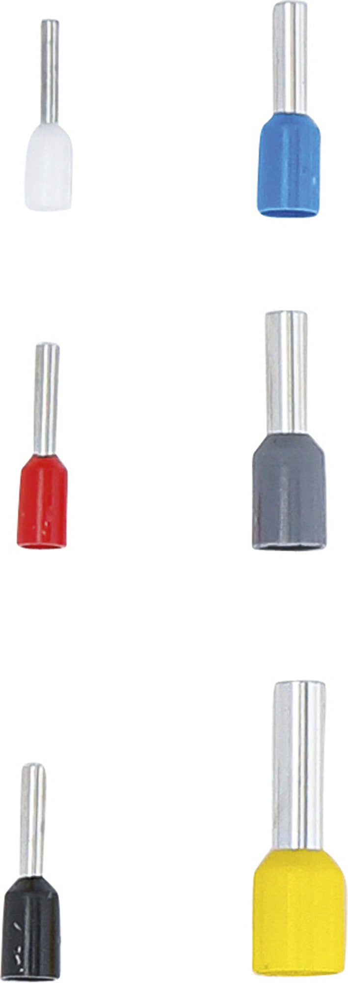 BGS DIY 88176 Sortiment Aderendhülsen isoliert 93 teilig